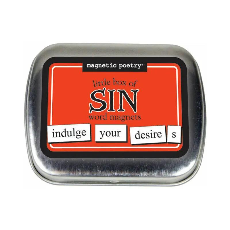 Magnetic Poetry Little Box of Sin Word Magnets by Magnetic Poetry