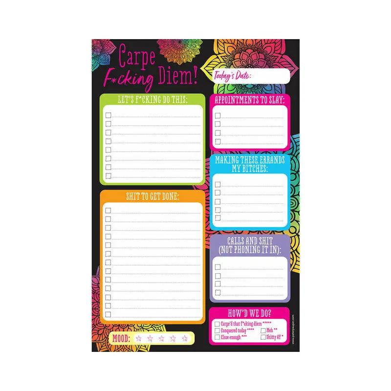 Carpe Fucking Diem Note Pad by Peter Pauper Press