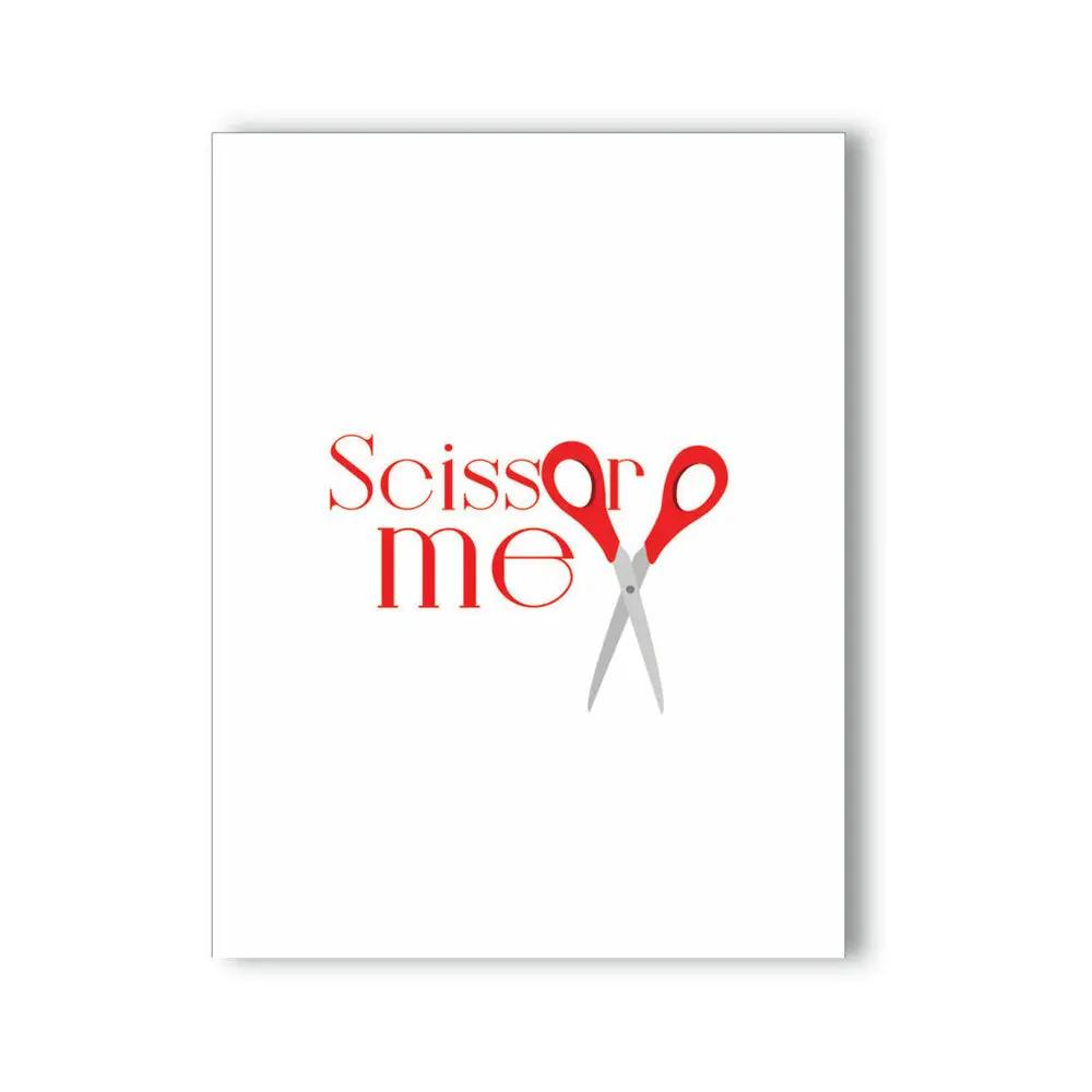 Scissor Me Naughty Kard by KushKards
