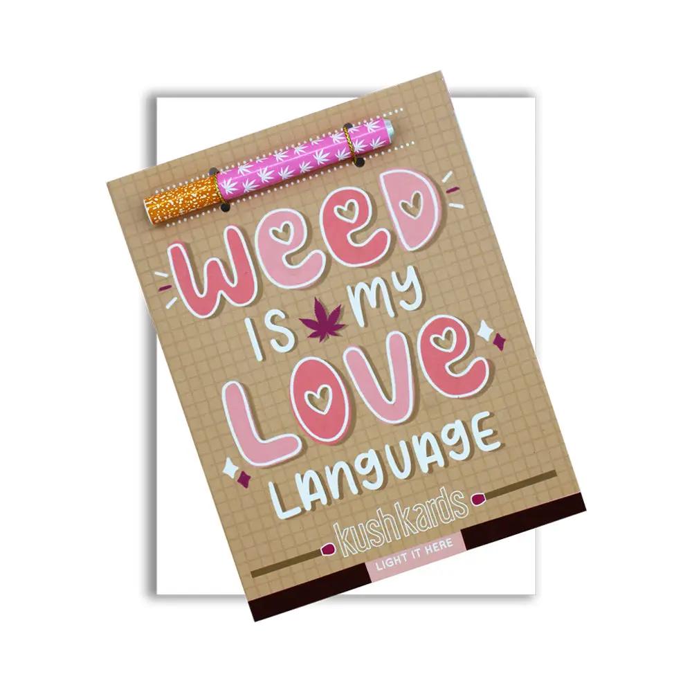 Weed Is My Love Language One Hitter Kard by KushKards