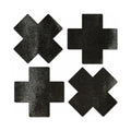 Pastease Petites Crosses Pasties Black by Pastease
