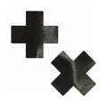 Pastease Everyday Reusable Crosses Pasties Black by Pastease