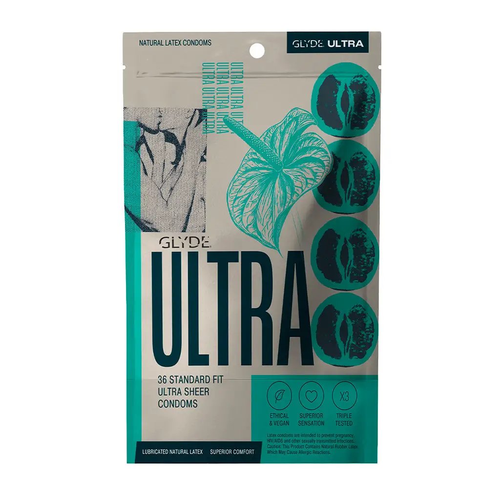 Glyde Ultra Latex Condoms 36-Pack by Glyde Condoms