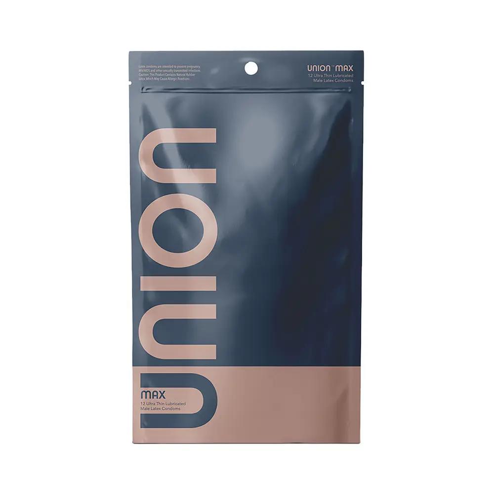 Union Max Latex Condoms 12-Pack by Glyde Condoms