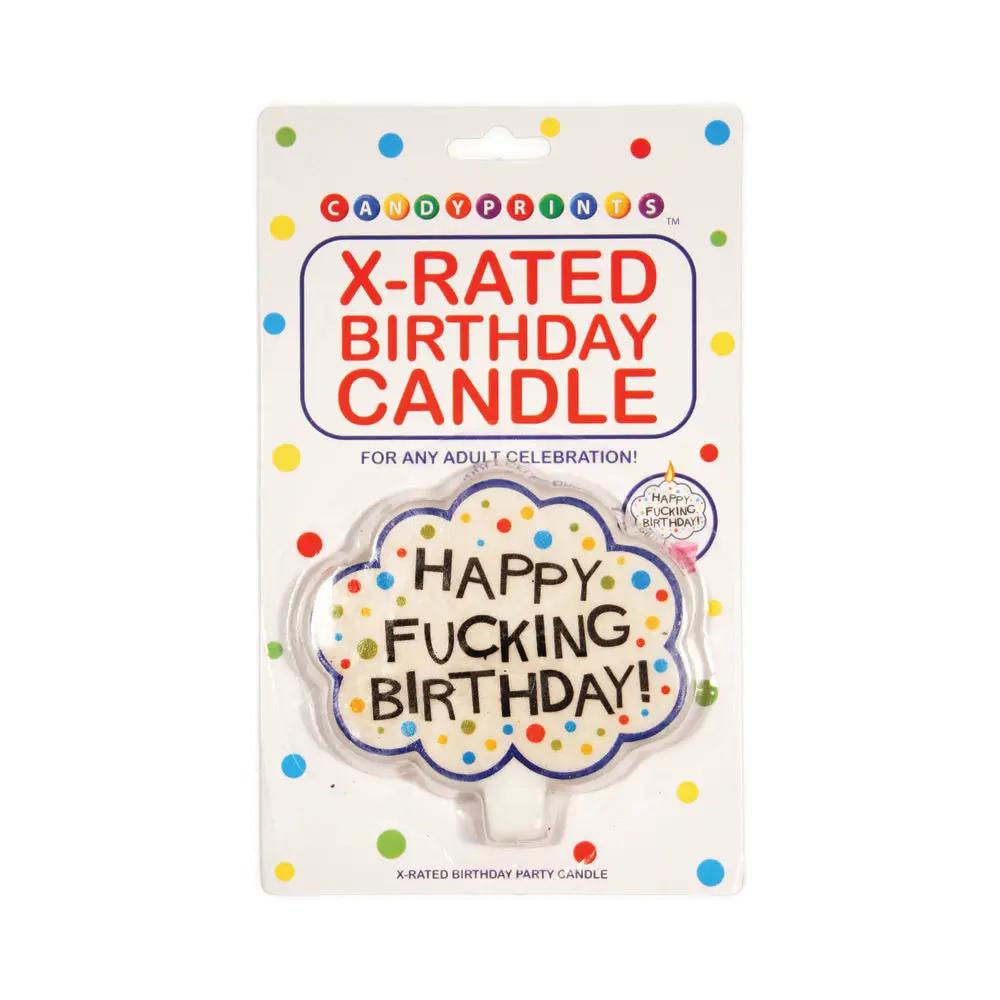Happy Fucking Birthday! X-Rated Candle by Little Genie