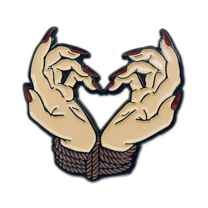 Geeky & Kinky Bound by Love Enamel Pin by Geeky & Kinky