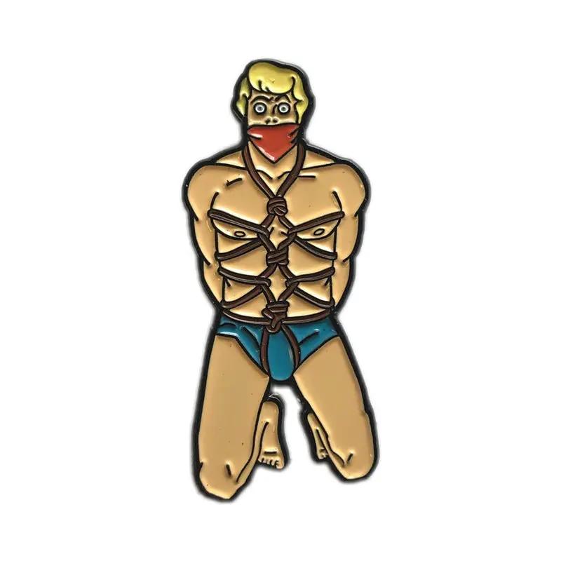Geeky & Kinky The Blonde Guy Enamel Pin by Geeky & Kinky