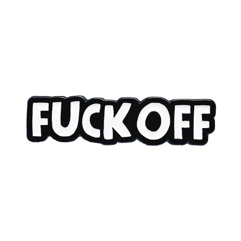 Geeky & Kinky Fuck Off Enamel Pin by Geeky & Kinky