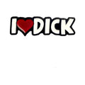 Geeky & Kinky I Heart Dick Enamel Pin by Geeky & Kinky