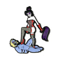 Geeky & Kinky Mistress Goth Girl Enamel Pin by Geeky & Kinky