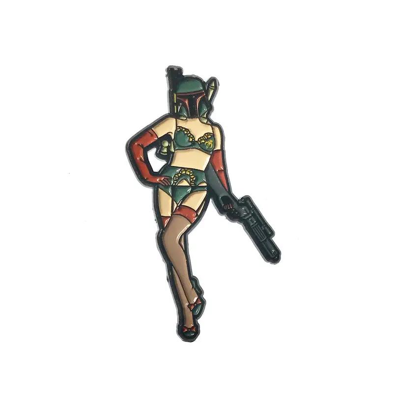 Geeky & Kinky Miss Hunter Enamel Pin by Geeky & Kinky