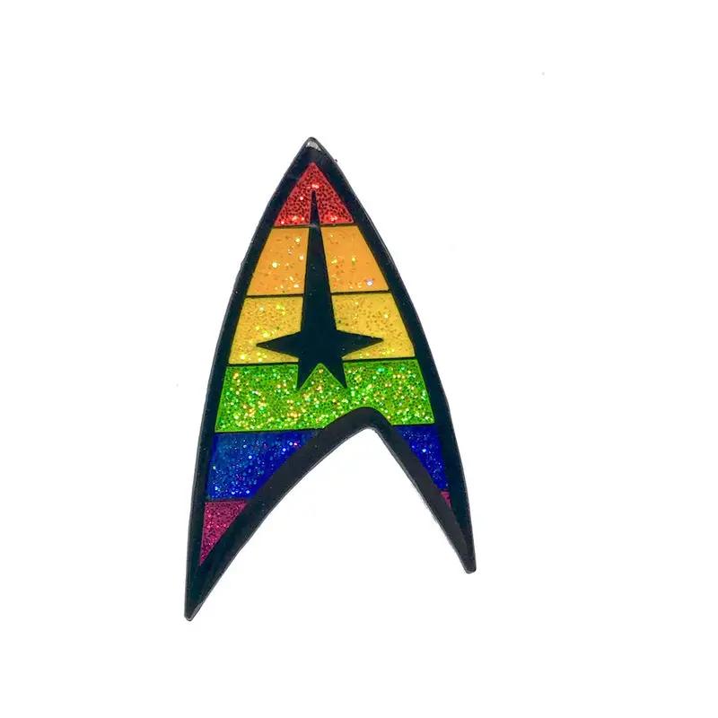 Geeky & Kinky Federation Pride Enamel Pin by Geeky & Kinky