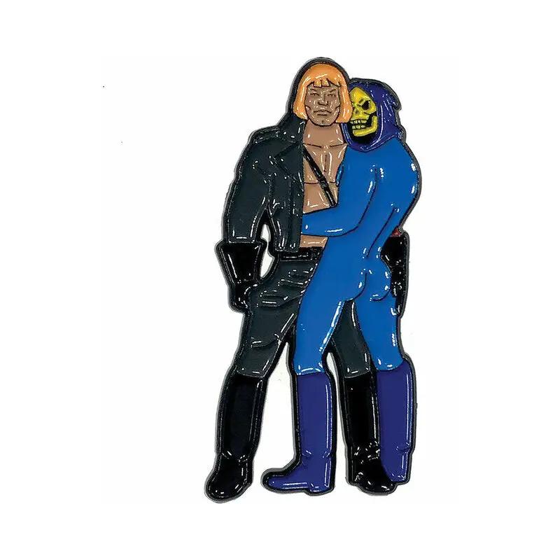 Geeky & Kinky Strongman and Skeleton Guy Enamel Pin by Geeky & Kinky