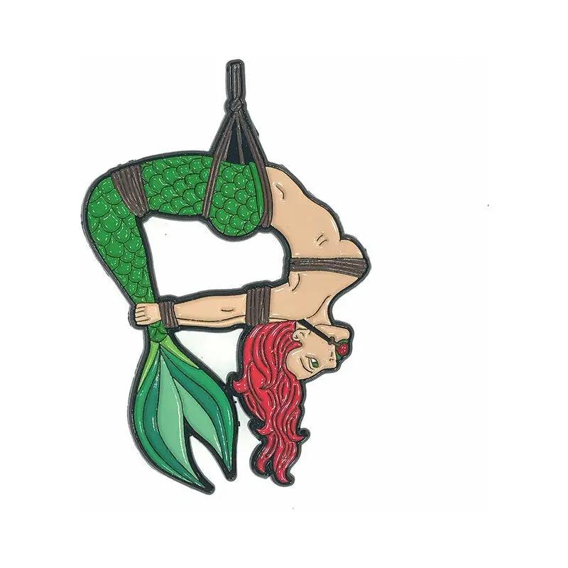 Geeky & Kinky Mermaid (Green) Enamel Pin by Geeky & Kinky