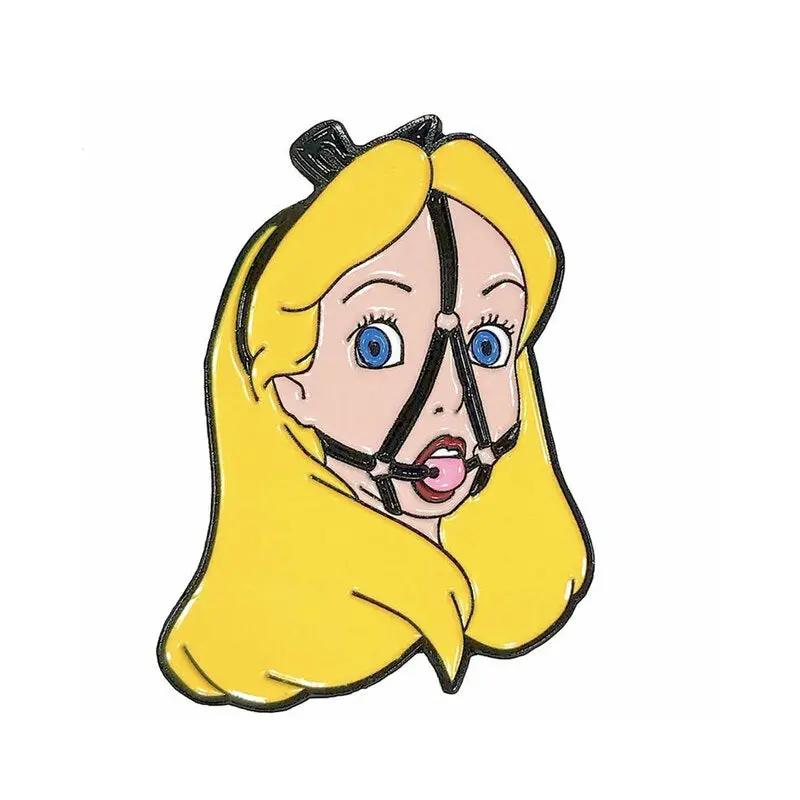 Geeky & Kinky Lady In Wonderland Enamel Pin by Geeky & Kinky