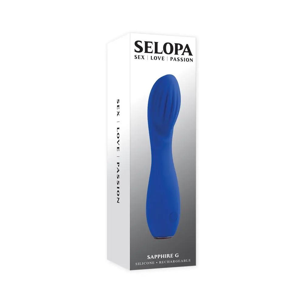 Selopa Sapphire G Rechargeable Vibe Silicone Blue by Selopa
