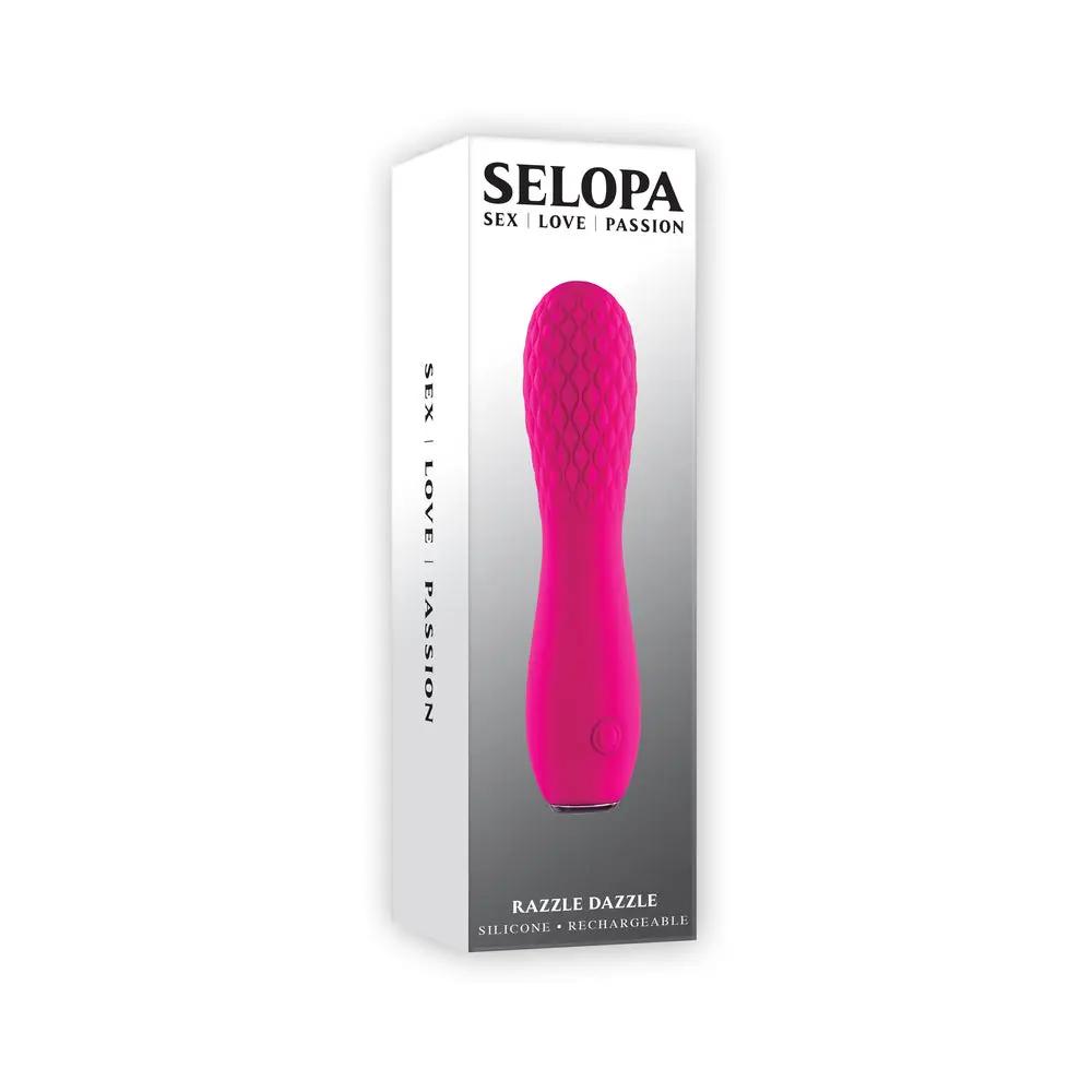 Selopa Razzle Dazzle Rechargeable Vibe Silicone Pink by Selopa