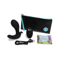 b-Vibe Expand Expanding and Vibrating Remote Control Plug Black by b-Vibe