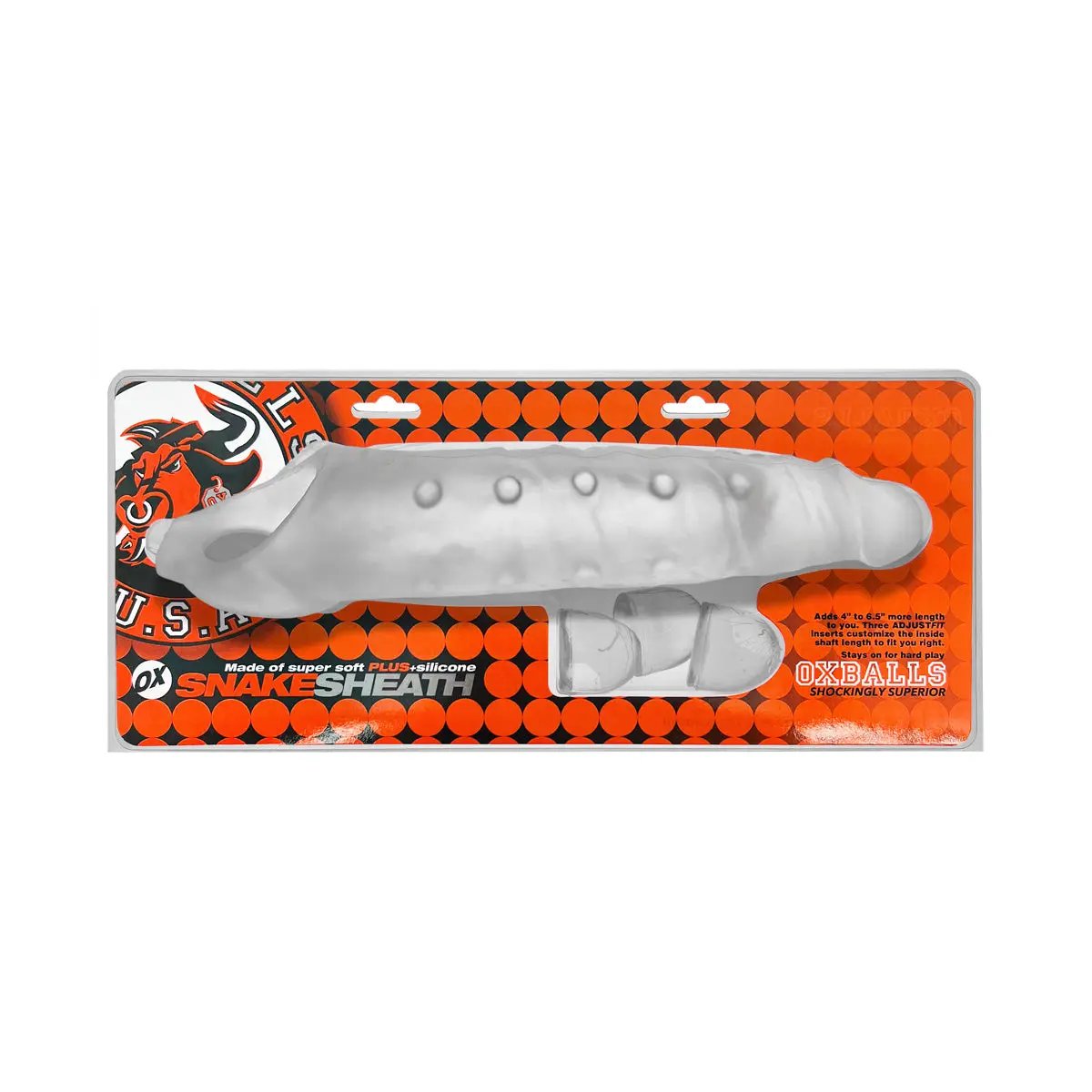 OxBalls Snake Deep-Reacher Cocksheath Clear Ice by Oxballs