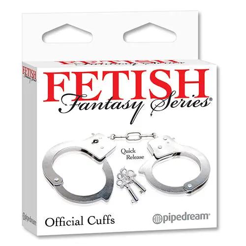 Fetish Fantasy Series Official Handcuffs Silver by Pipedream