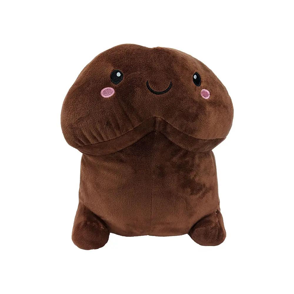 Shots Short Penis Stuffy 7.88 in. Brown by Shots