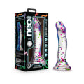 Neo Elite Hanky Panky 7.5 in. Glow-in-the-Dark Silicone Confetti Dildo by Blush