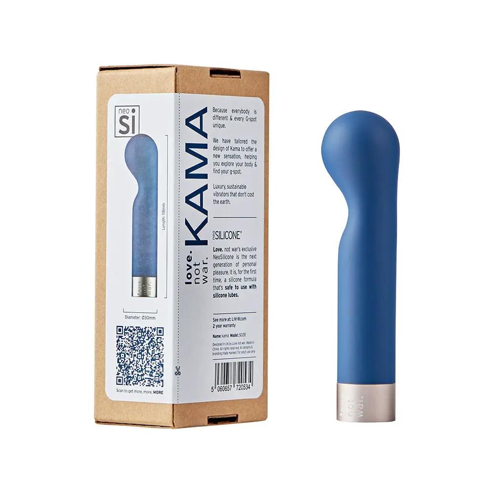 Love Not War Kama Head Blue by Love Not War