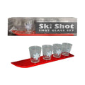 Ski Shot 4-Piece Shot Glass Set by Kheper Games