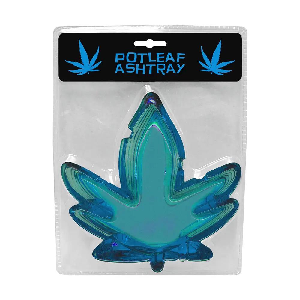 Pot Leaf Ashtray Blue by Kheper Games