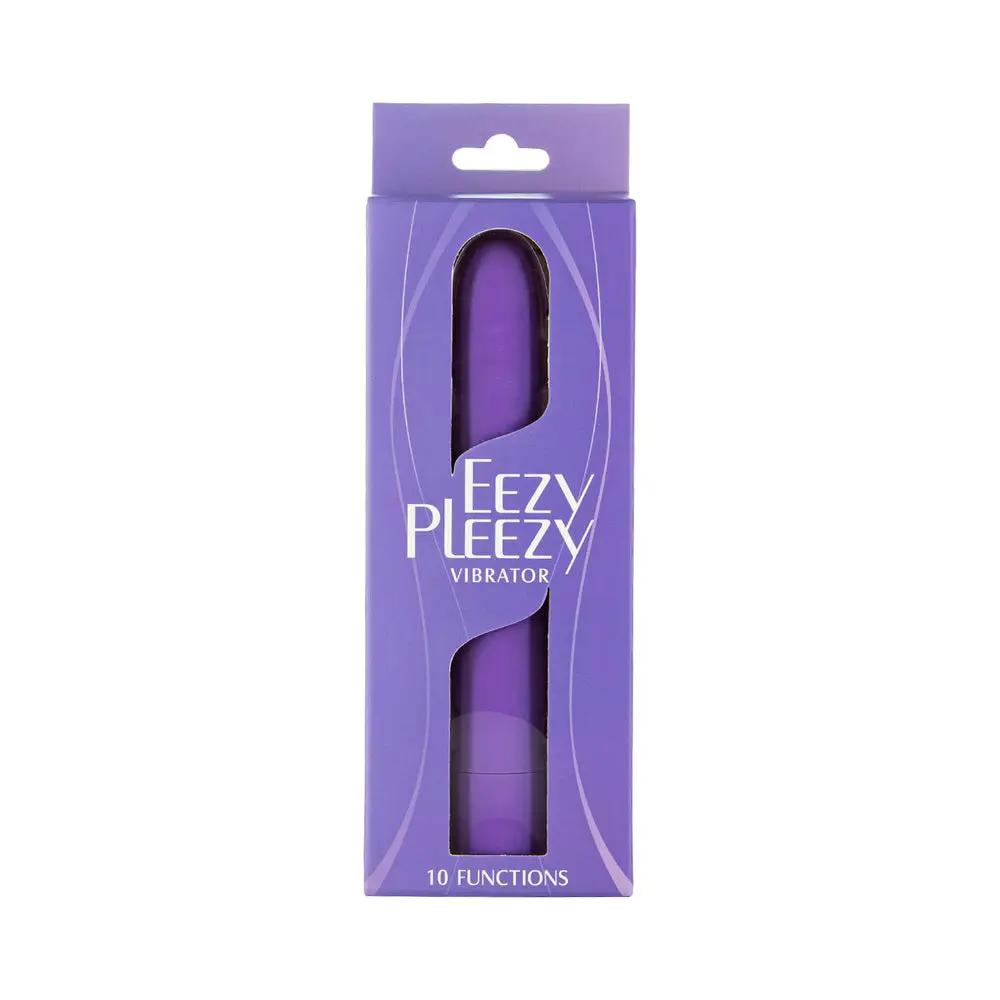 Simple & True Eezy Pleezy Classic Vibrator 7 in. Purple by BMS