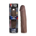 Jock Extra Long Penis Extension Sleeve 1.5 in. Dark by Curve Novelties