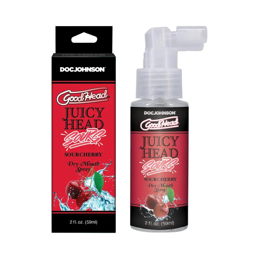 GoodHead Juicy Head Dry Mouth Spray Sour Cherry 2 oz. by Doc Johnson