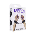 Merci Fluff Cuffs Black by Doc Johnson