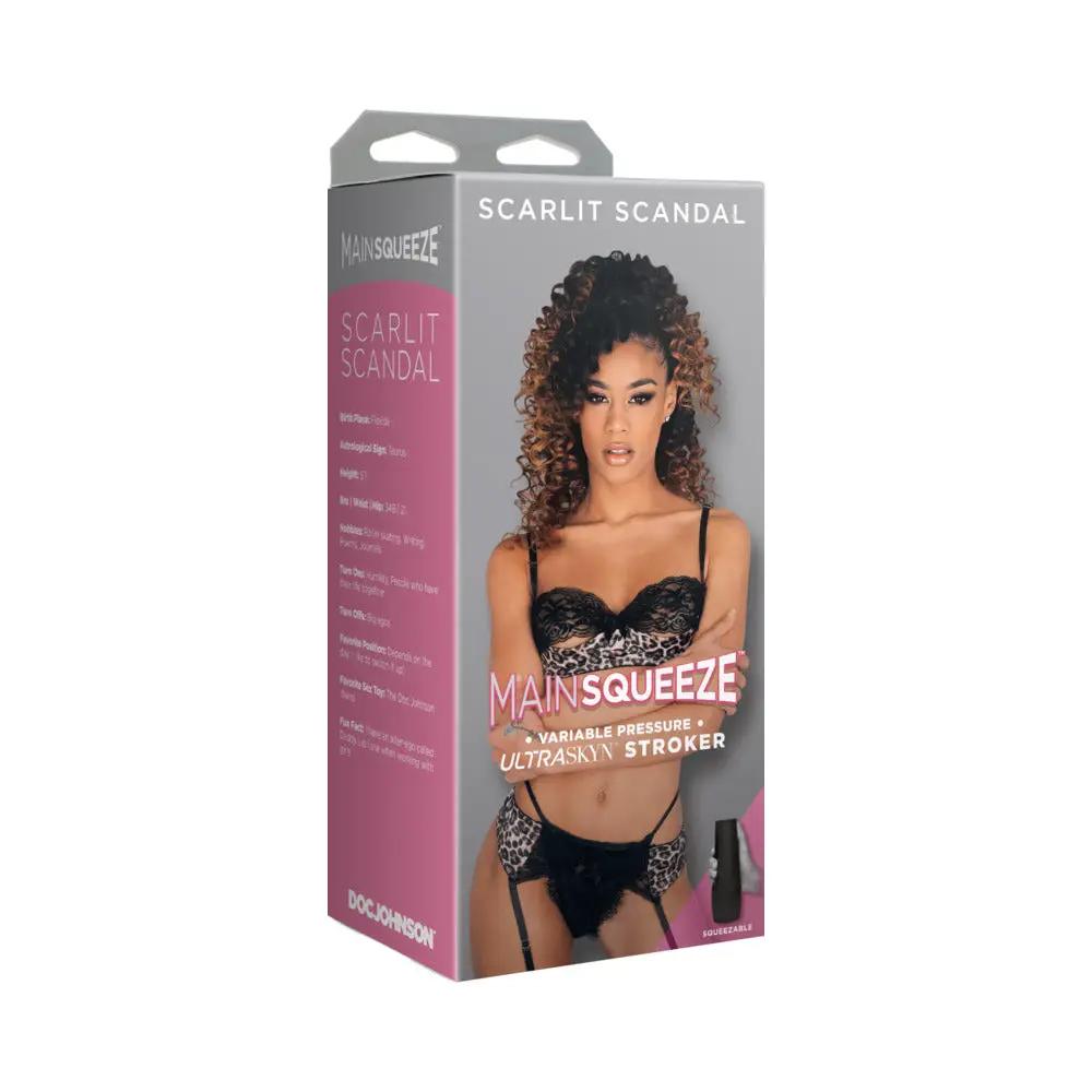 Main Squeeze Scarlit Scandal ULTRASKYN Stroker Pussy Carmael by Doc Johnson