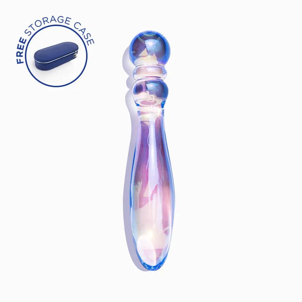 Biird Cecii Beaded Glass Dildo by Biird
