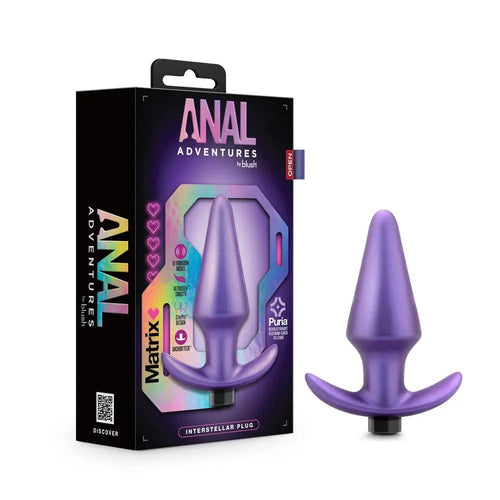 Anal Adventures Matrix Interstellar Plug Astro Violet by Blush