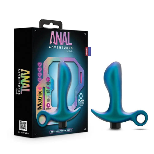 Anal Adventures Matrix Teleportation Plug Lunar Blue by Blush