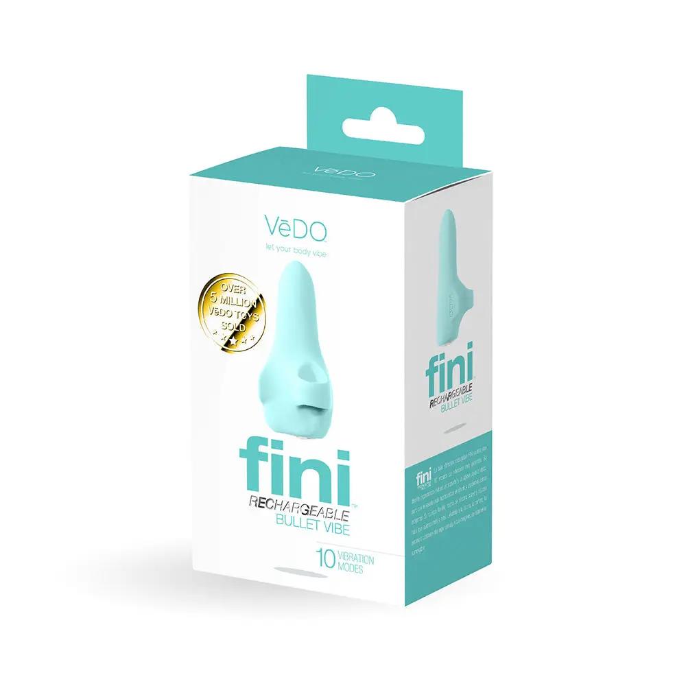 VeDO Fini Rechargeable Bullet Vibe Turquoise by VeDO