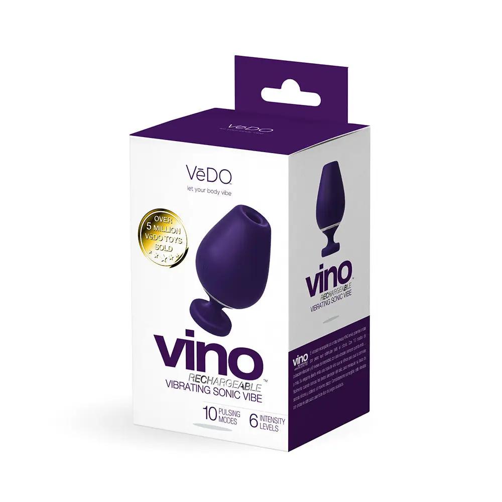 VeDO Vino Rechargeable Vibrating Sonic Vibe Purple by VeDO
