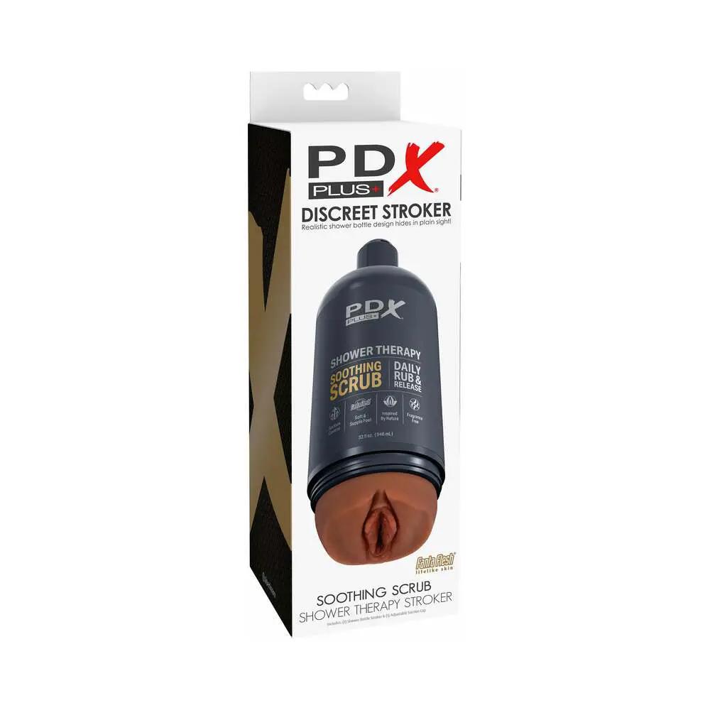 PDX Plus Shower Therapy Soothing Scrub Brown by PDX Brands