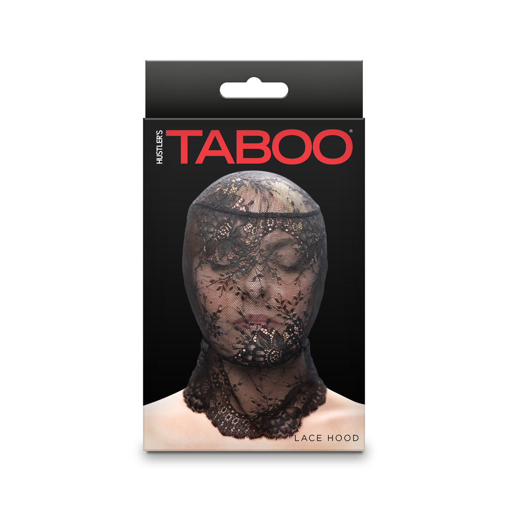 Hustler Taboo Lace Hood Black by NS Novelties