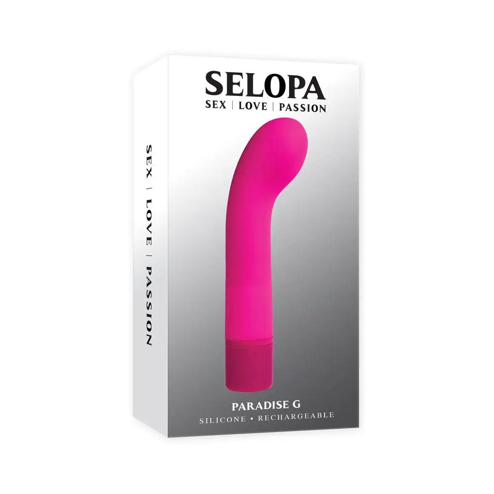 Selopa Paradise G Rechargeable Silicone G-Spot Vibrator Pink by Selopa