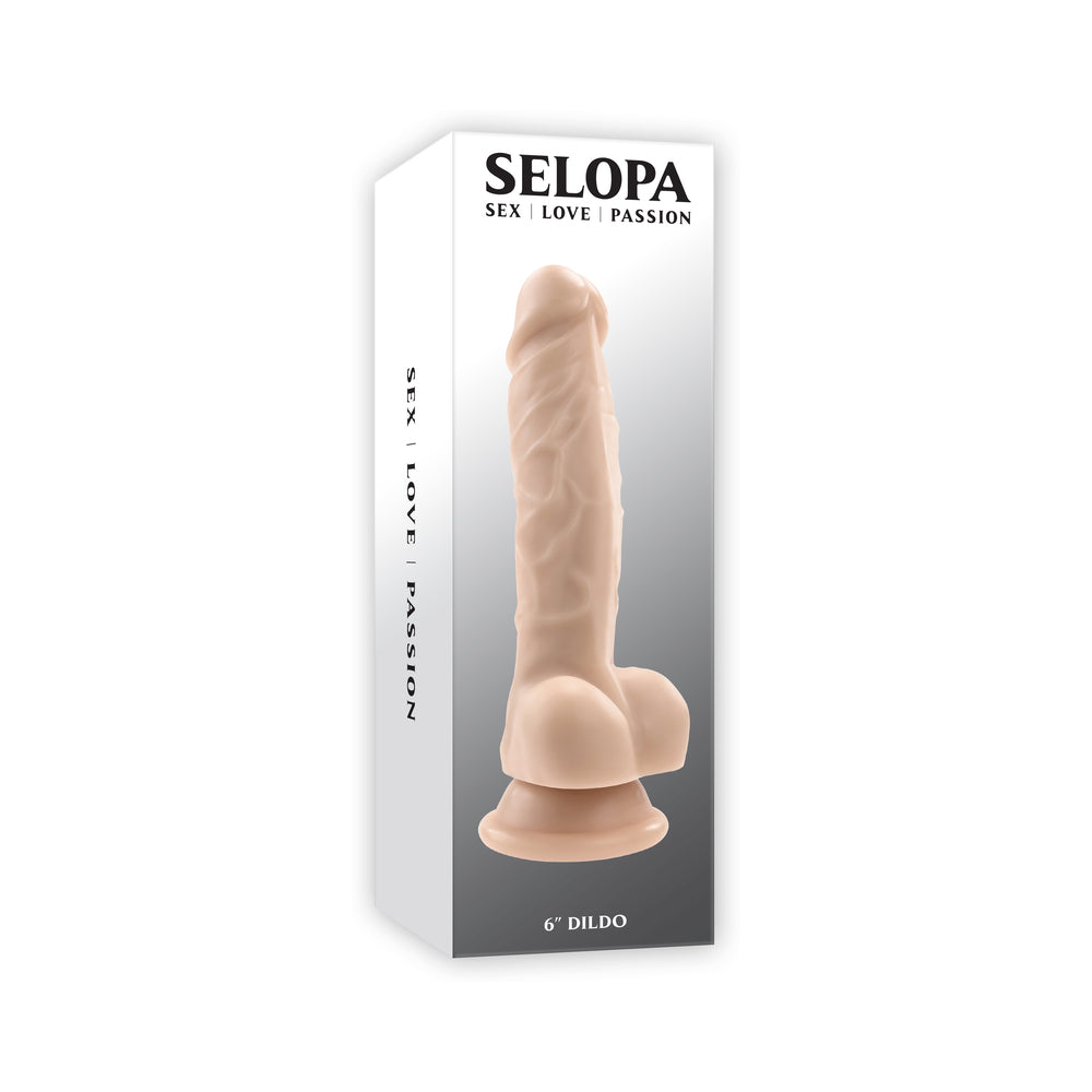 Selopa Non-Vibrating Dildo 6 in. Light by Selopa
