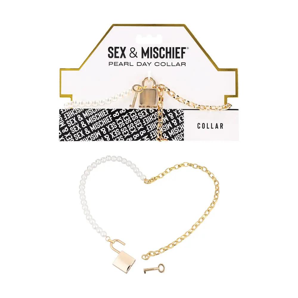 Sportsheets Sex & Mischief Pearl Day Collar by Sportsheets