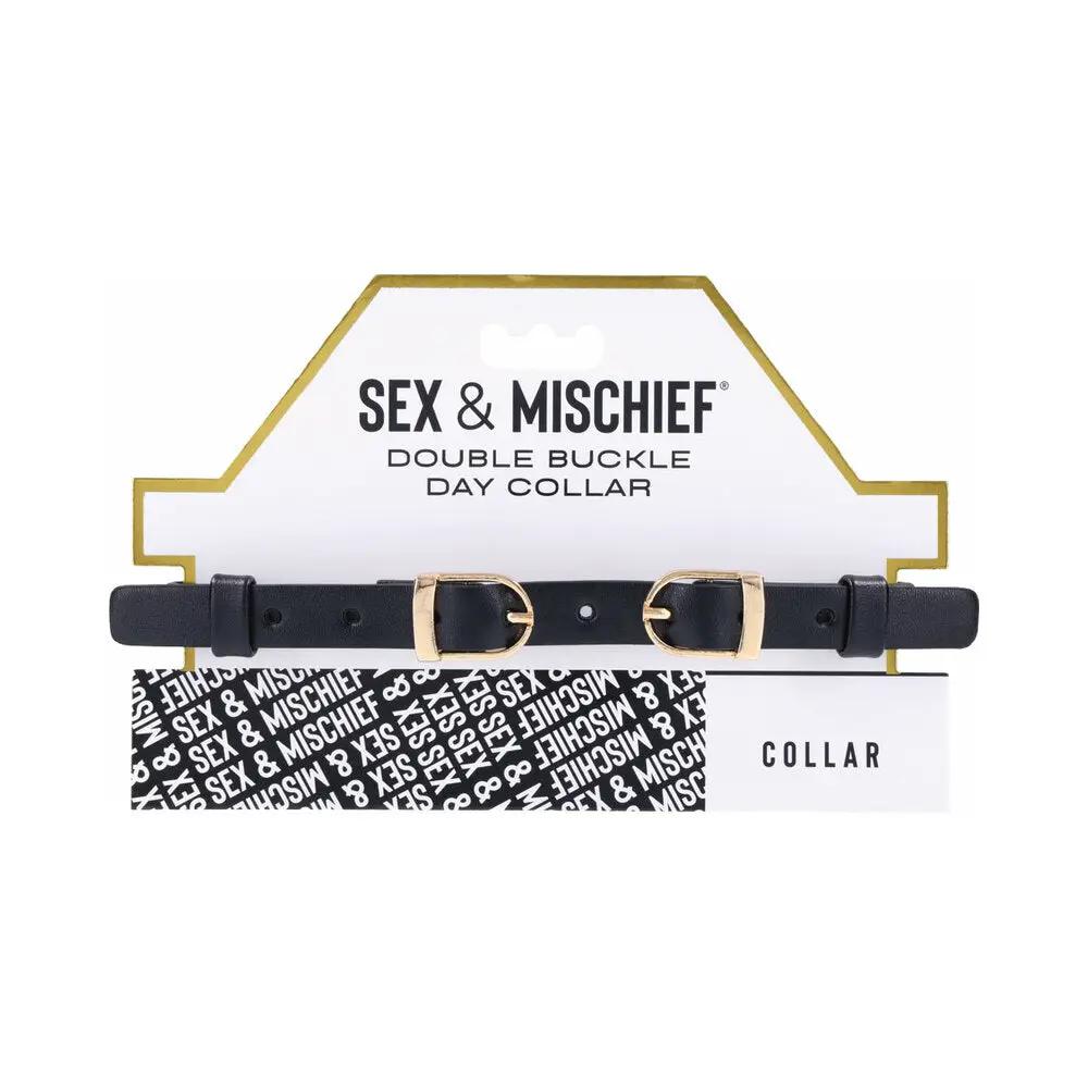 Sportsheets Sex & Mischief Double Buckle Day Collar by Sportsheets
