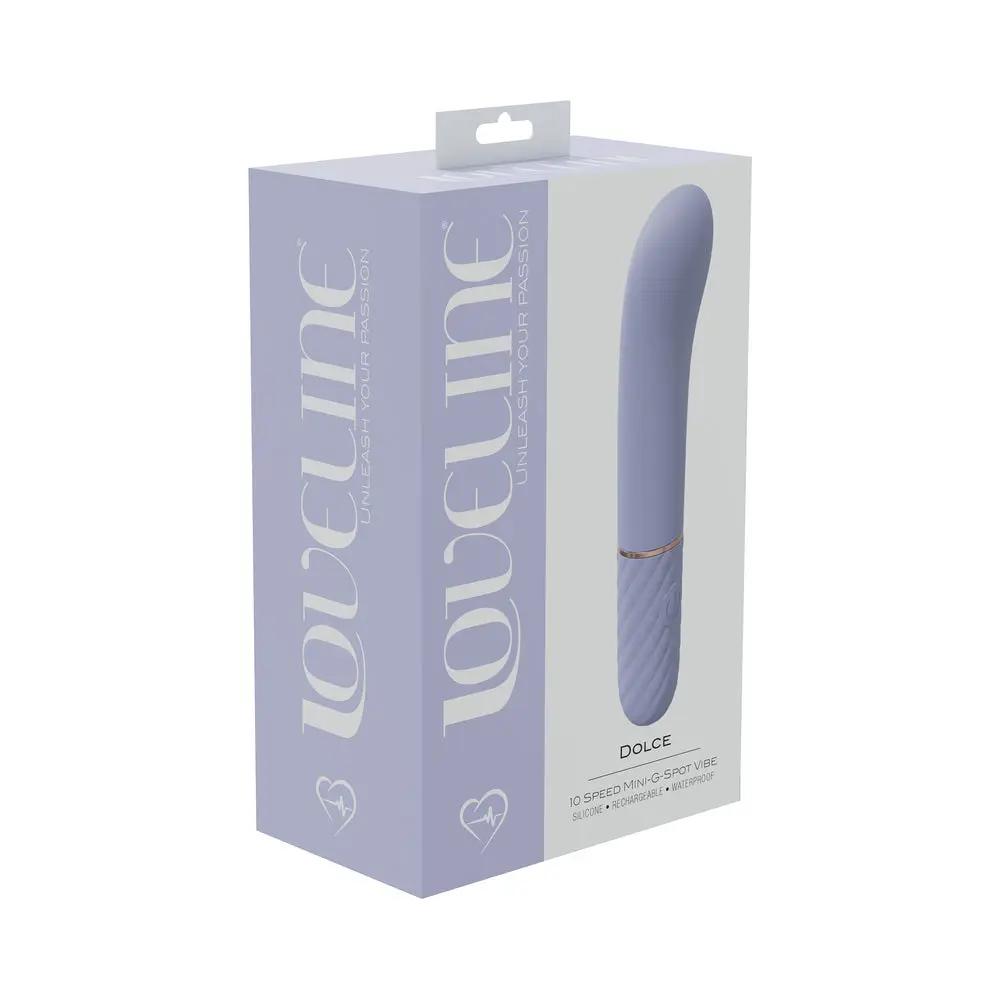 LoveLine Dolce 10 Speed Mini-G-Spot Vibe Silicone Rechargeable Waterproof Lavender by Shots