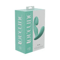 LoveLine Bliss 10 Speed Dual Motor Vibe Sealed Silicone Rechargeable Submersible Green by Shots