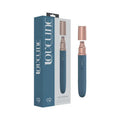 LoveLine The Traveler 10 Speed Travel Vibe Silicone Rechargeable Waterproof Blue/Grey by Shots