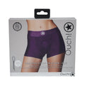 Ouch! Vibrating Strap-on Boxer Purple XS/S by Shots