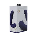 VIVE YUNA Rechargeable Dual Motor Airwave Vibrator with G-Spot Flapping Stimulator Purple by Shots